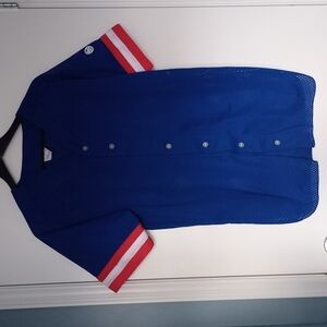 Athletic knit plain mesh jersey